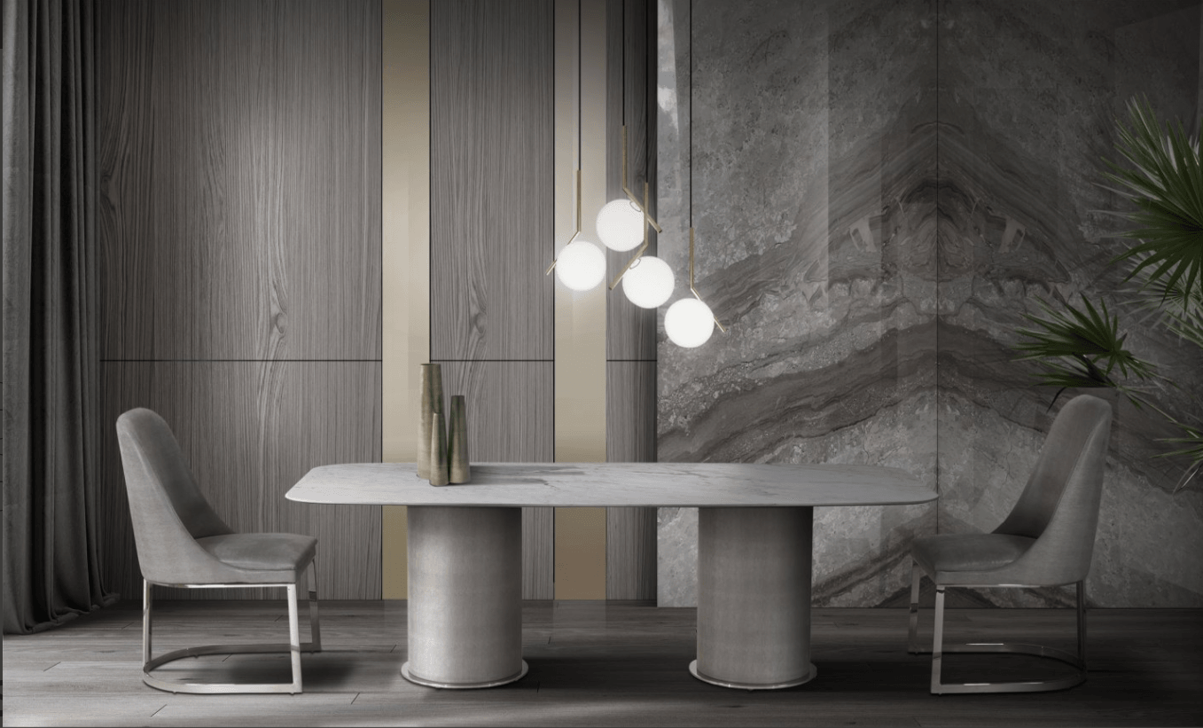 Grand Dining Table - Euro Living Furniture